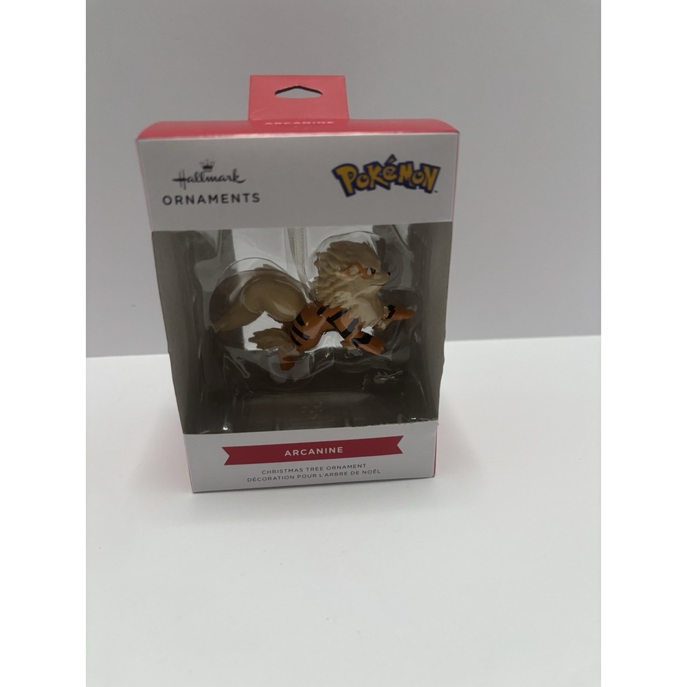 New in Box 2025 Hallmark Pokémon ARCANINE Christmas Tree Ornament #3HCM3469‎